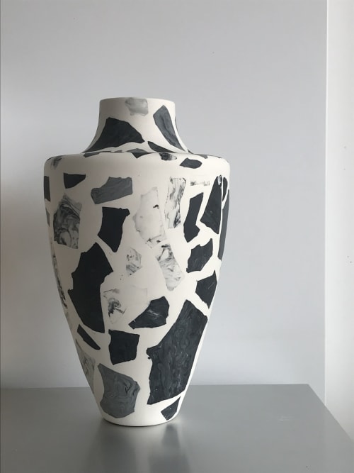 Terrazzo Monochrome | Vase in Vases & Vessels by Natascha Madeiski