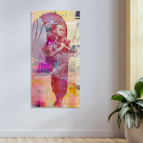 MONK I | Mixed Media by Sven Pfrommer