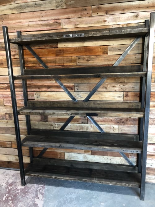 X frame industrial style shelving | Furniture by Pugiipug