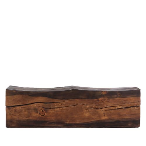 Contorno Solid Wood Bench | Benches & Ottomans by Pfeifer Studio