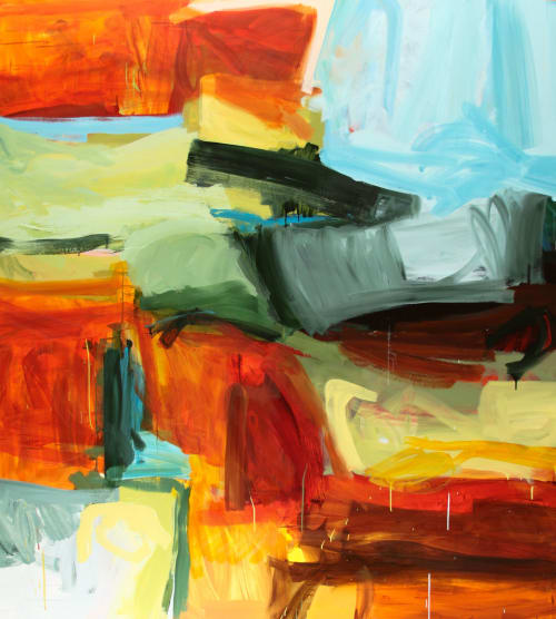 Cherokee - Abstract Painting by Michael Rich | Paintings by Michael Rich