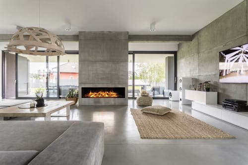 E72: Single-Sided Electric Fireplace | Fireplaces by Electric Modern
