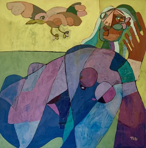 Pure Infatuation | Oil And Acrylic Painting in Paintings by Tori Swanson