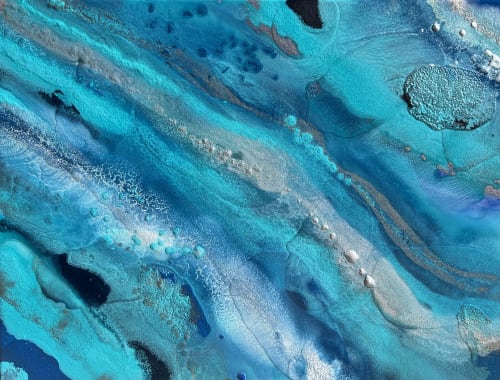 'Earth VI' | Paintings by Christina Twomey Art + Design