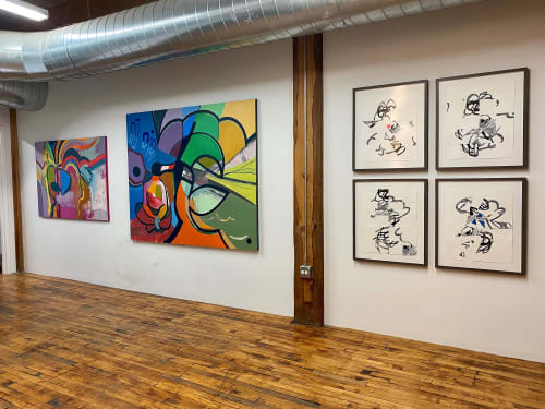 Contemporary Painting | Paintings by Pamela Staker Studio | The Bridgeport Art Center in Chicago
