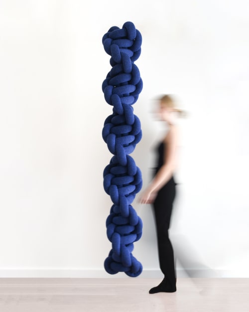 KNITKNOT - dna #1 | Wall Hangings by Tamar Samplonius