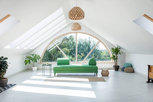 Bamboo Light Hexagonal Beehive 50 Half | Pendants by ADAMLAMP | SILENS Photo & Style in Budapest
