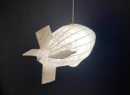 Small Zeppelin Hanging Lamp | Pendants by Pedro Villalta