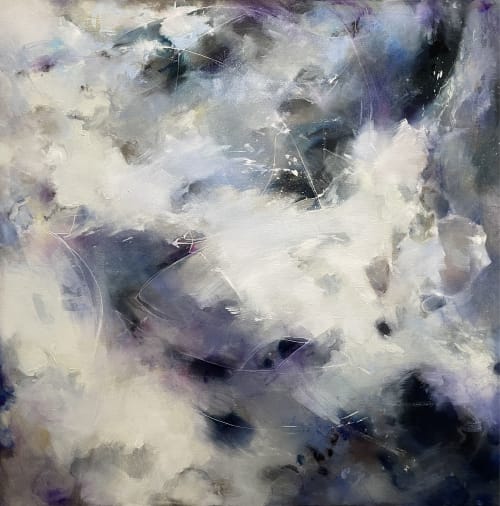 Sky Beckons the Waters | Oil And Acrylic Painting in Paintings by AnnMarie LeBlanc