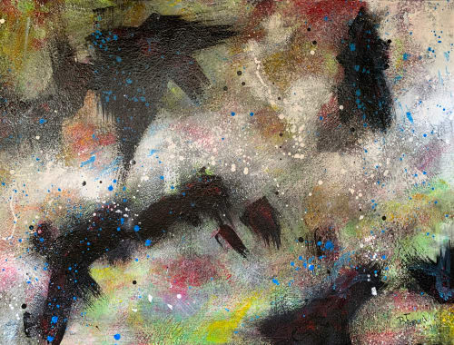 Broken Night | Oil And Acrylic Painting in Paintings by Robert L Ferrucci