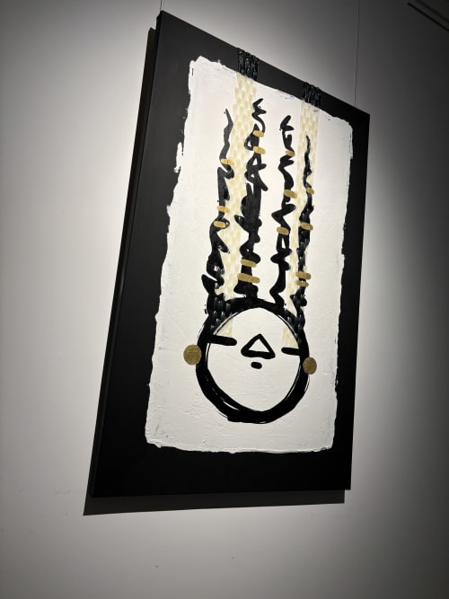 Des larmes pour le ciel | Oil And Acrylic Painting in Paintings by Jayarr Steiner