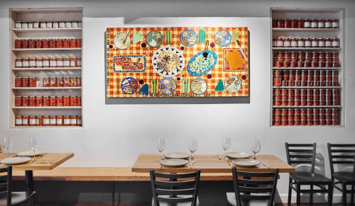 Paper cutout piece | Mixed Media by Paige Russell, ELOI | Alimentari Italian Grocery in Toronto