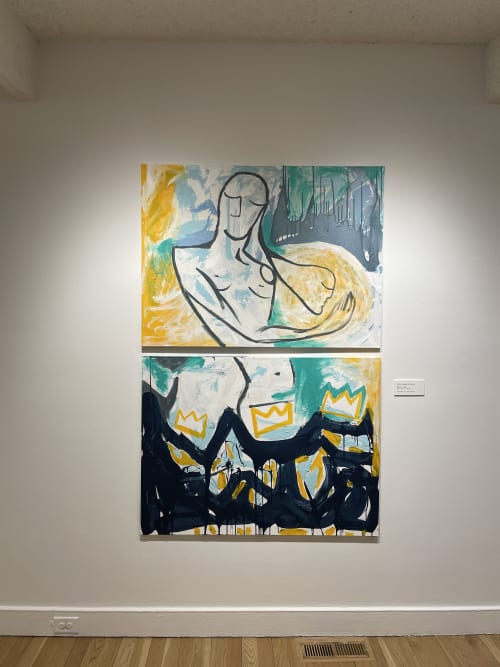 Choice | Oil And Acrylic Painting in Paintings by Paula Gasparini-Santos | Boulder Museum of Contemporary Art in Boulder