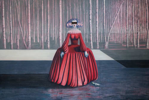 Life or Theater (Painting) | Oil And Acrylic Painting in Paintings by Anne Plaisance | Date & Time in Sudbury