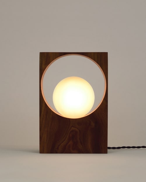 Minimalist Table Lamp - Gemma Sphere | Lamps by La Loupe