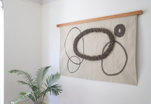 ARMONIA en blanco | Tapestry in Wall Hangings by Tierra y Mano | Berkeley, CA in Berkeley