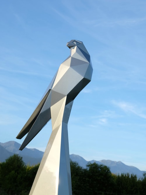 Karearea (New Zealand Falcon) | Sculptures by Ben Foster Sculpture