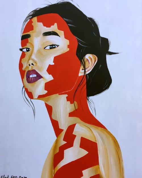 Princess of Japan | Paintings by Elad Ben-Naim