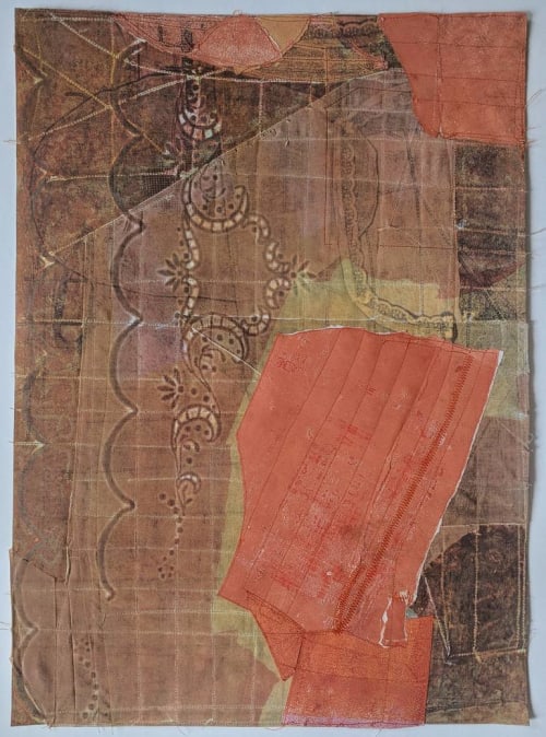 Dog River | Collage in Paintings by Susan Smereka