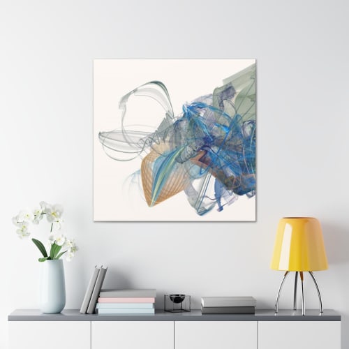 Colortrails 1032 | Oil And Acrylic Painting in Paintings by Rica Belna