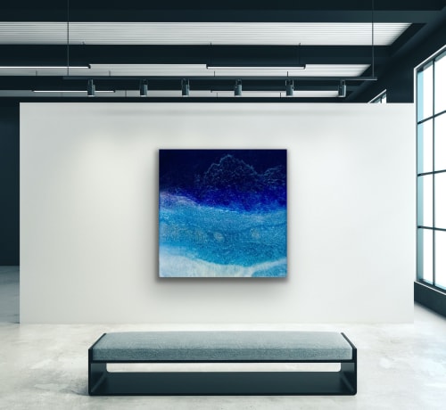 The Love of Blue, 1 | Paintings by MELISSA RENEE fieryfordeepblue  Art & Design