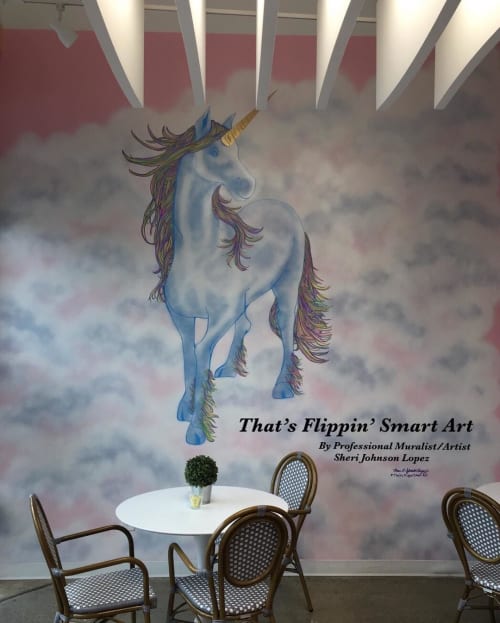 “Unicorn” mural | Murals by Sheri Johnson-Lopez