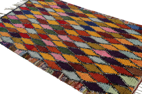Vintage Azilal Moroccan Rug, with Diamond Patterns from Rug | Rugs by Rug and Kilim