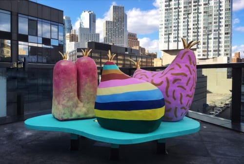 Puddle Lumps | Sculptures by CHIAOZZA | The Ashland in Brooklyn