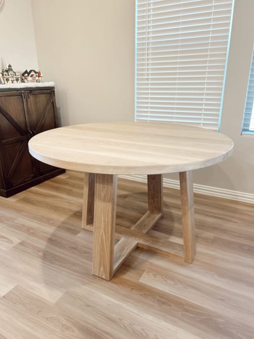 White Oak Dining Table | Tables by Mahina Studio Arts