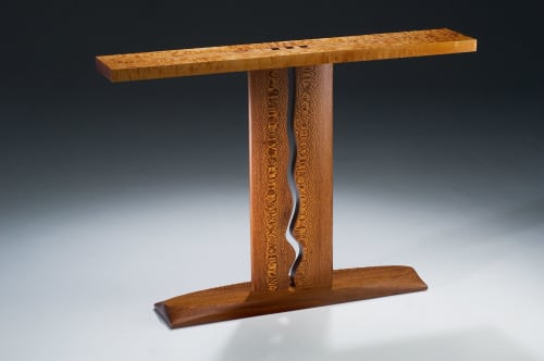 Wave Entry Table | Console Table in Tables by Michael Singer Fine Woodworking