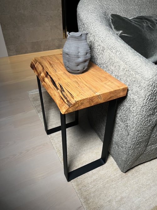 Curly Maple Side Table | Tables by Lock 29 Design