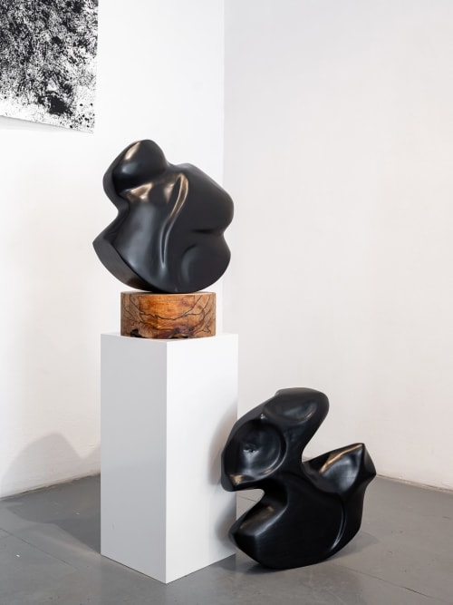 Frieda Rocking Wood Sculpture | Sculptures by Pooja Pawaskar
