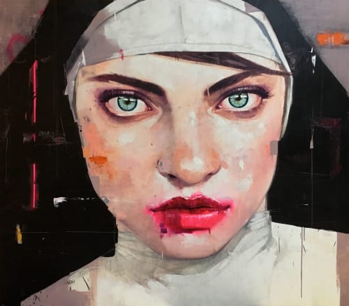 HIEROFANTE | Oil And Acrylic Painting in Paintings by Roldan Lauzan Studio