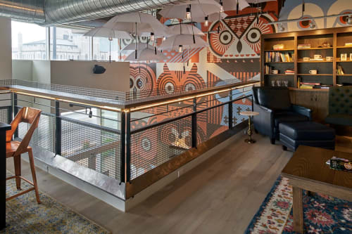 Queen City Grounds, Cafès, Interior Design