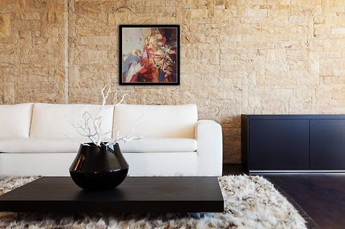 Hidden Light 2 (60x60cm) | Paintings by Magdalena Morey