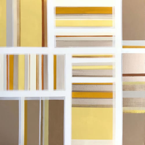 'HARVEST' original abstract painting by Linnea Heide | Oil And Acrylic Painting in Paintings by Linnea Heide contemporary fine art