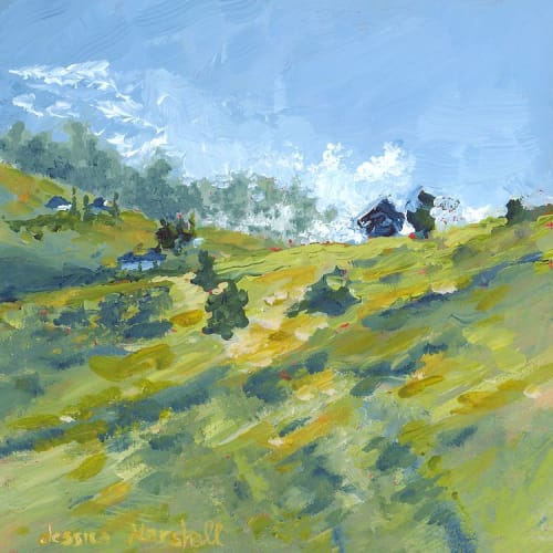 Giclée print of Steep | Prints in Paintings by Jessica Marshall / Library of Marshall Arts