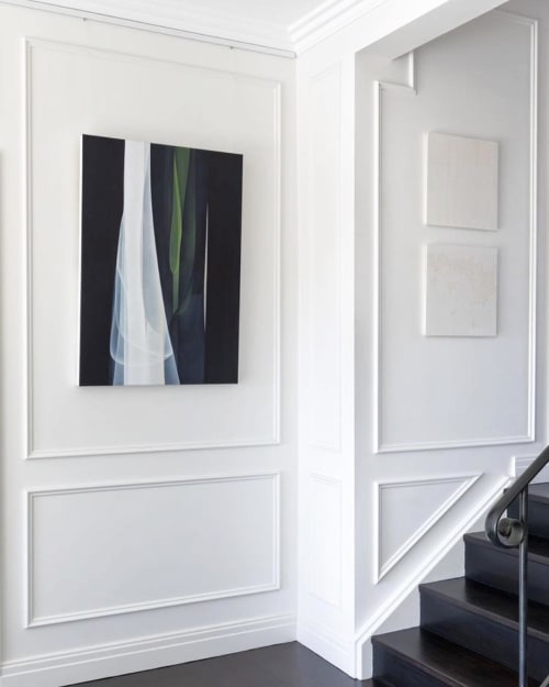 Confluence Green | Oil And Acrylic Painting in Paintings by Agneta Ekholm