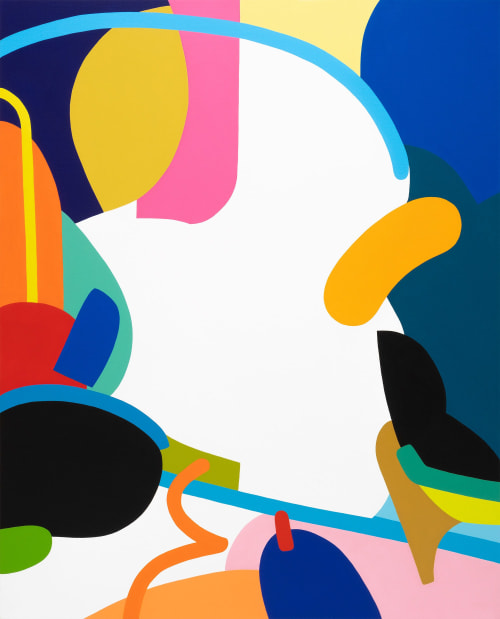 Float up / SOLD OUT | Oil And Acrylic Painting in Paintings by Kotaro Machiyama