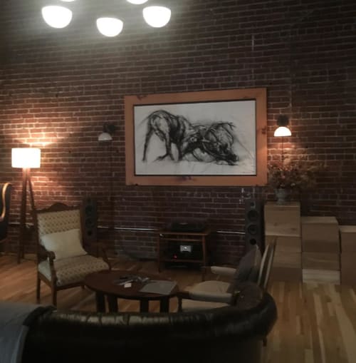 Caribou | Paintings by April Coppini | Wildwood & Company in Portland