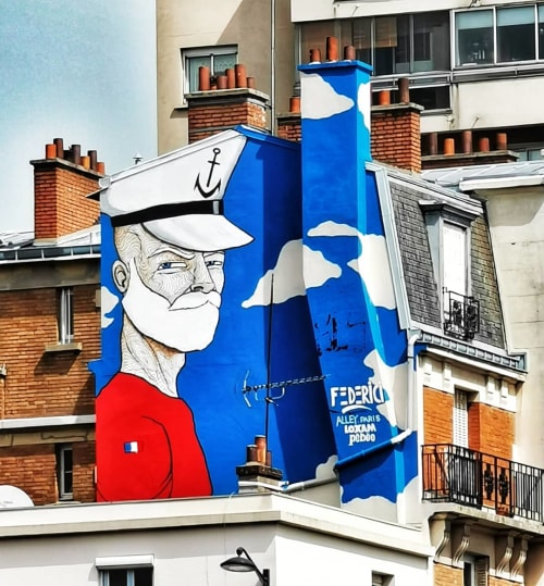 The Sailor | Murals by Raphael Federici