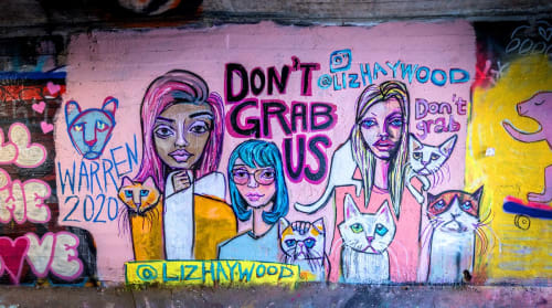 Don’t Grab Us | Street Murals by Liz Haywood | Krog Street Tunnel in Atlanta