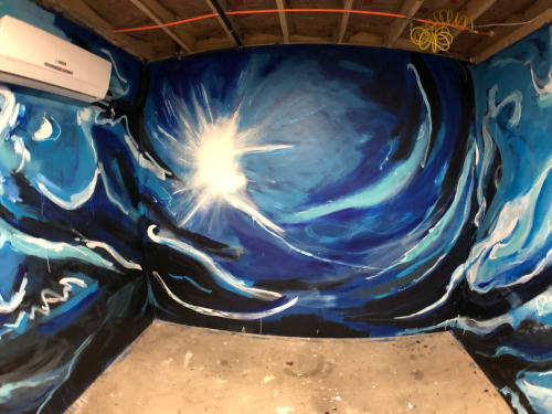 Water Mural | Murals by Caitlin Flynn | Dragon Factory in Jacksonville Beach