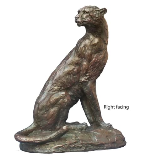 Vigilant Cheetah. Life-size | Public Sculptures by Barry Jackson Artist