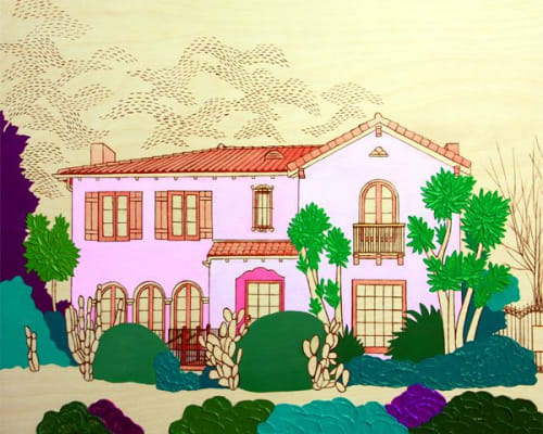 The Neighborhood 06 | Oil And Acrylic Painting in Paintings by Elizabeth Gahan