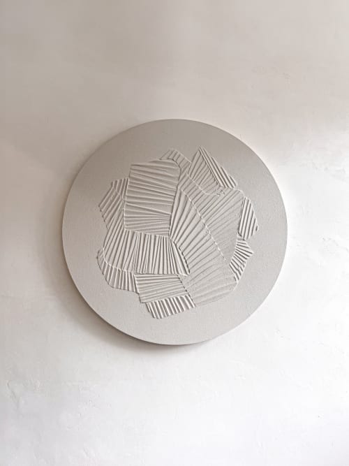Monochrome Cloud | Wall Treatments by Elsa Jeandedieu Studio