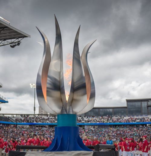 Hope Rising | Public Sculptures by Miguel Edwards | Husky Stadium in Seattle