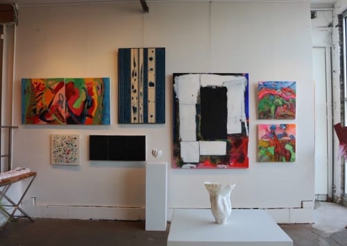 Pieces from Veronique Wantz Gallery's latest Winter Salon | Oil And Acrylic Painting in Paintings by Owen Brown