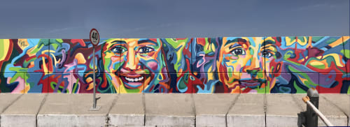 Good Vibes | Murals by Maddy Butcher | ZAYED PORT-ABU DHABI in Abu Dhabi
