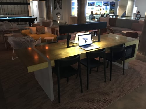 Aloft/Gates Hotel Miami Beach Tables | Tables by Doro Designs | The Gates Hotel South Beach - a DoubleTree by Hilton in Miami Beach